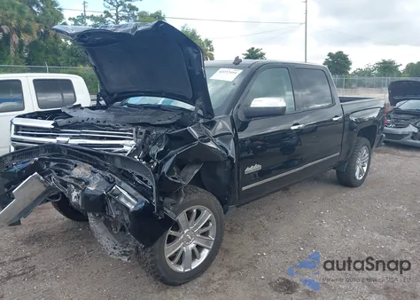 2014 Chevrolet Silverado 1500 High Country из США, поврежденный, VIN 3GCUKTEC2EG445956